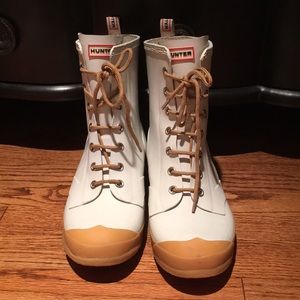 Hunter Rainboots with Laces